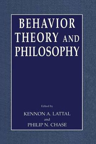 Cover image for Behavior Theory and Philosophy