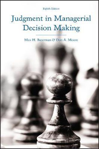 Cover image for Judgment in Managerial Decision Making