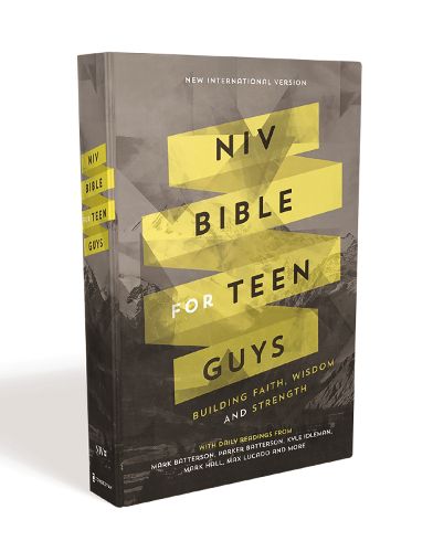 Cover image for NIV, Bible for Teen Guys, Hardcover: Building Faith, Wisdom and Strength