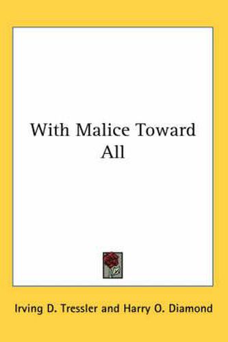 Cover image for With Malice Toward All