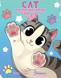 Cover image for Cat Coloring Book for Kids Ages 4-8: Cute and Adorable Cartoon Cats and Kittens