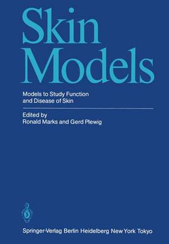 Cover image for Skin Models: Models to Study Function and Disease of Skin