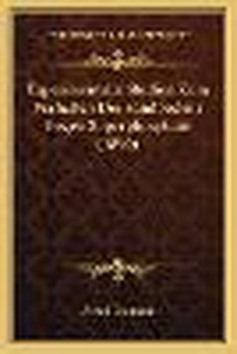 Cover image for Experimentelle Studien Zum Verhalten Des Sandbodens Gegen Superphosphate (1890)