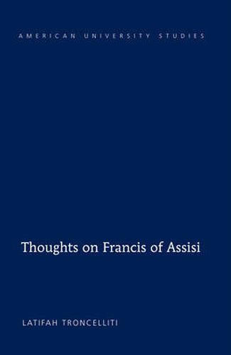 Cover image for Thoughts on Francis of Assisi