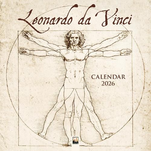 Cover image for Leonardo da Vinci Wall Calendar 2026 (Art Calendar)