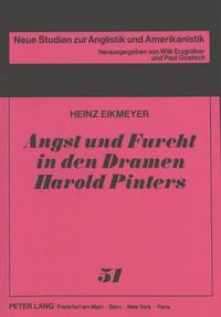 Cover image for Angst Und Furcht in Den Dramen Harold Pinters
