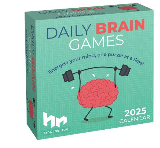 Daily Brain Games 2025 Day-to-Day Calendar