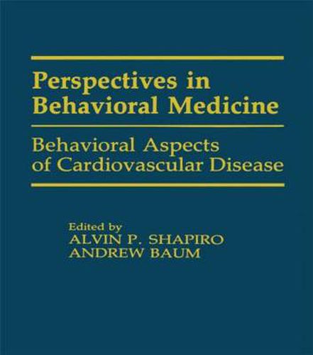 Cover image for Behavioral Aspects of Cardiovascular Disease