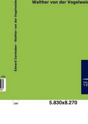 Cover image for Walther von der Vogelweide