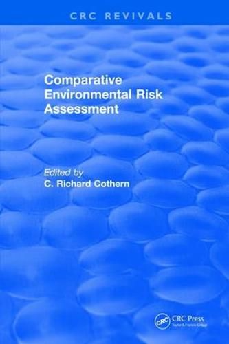 Cover image for Comparative Environmental Risk Assessment