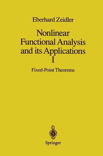 Cover image for Nonlinear Functional Analysis and its Applications: I: Fixed-Point Theorems