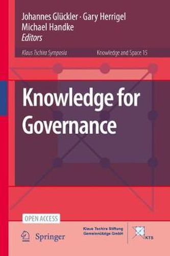 Cover image for Knowledge for Governance