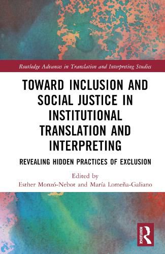 Cover image for Toward Inclusion and Social Justice in Institutional Translation and Interpreting