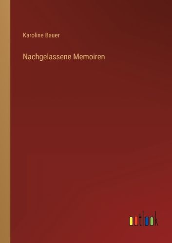 Cover image for Nachgelassene Memoiren