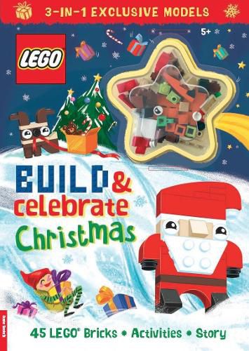 LEGO (R) Books: Build & Celebrate Christmas (includes 45 bricks)