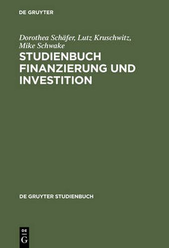 Cover image for Studienbuch Finanzierung und Investition