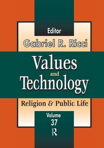 Cover image for Values and Technology: Religion and Public Life