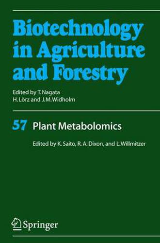 Cover image for Plant Metabolomics