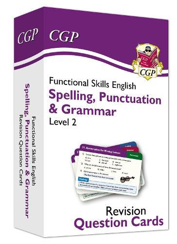 Cover image for Functional Skills English Revision Question Cards: Spelling, Punctuation & Grammar - Level 2