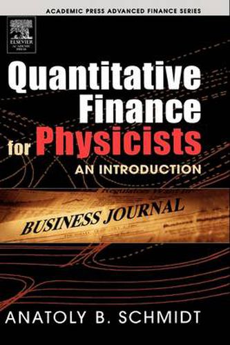 Cover image for Quantitative Finance for Physicists: An Introduction