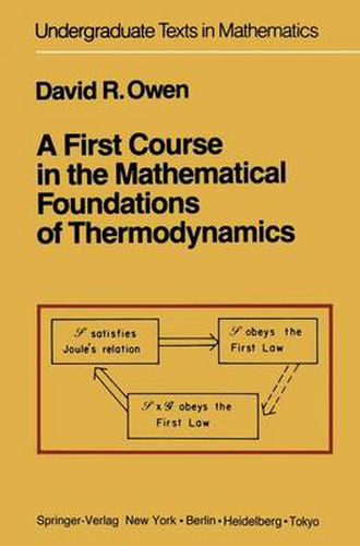 Cover image for A First Course in the Mathematical Foundations of Thermodynamics