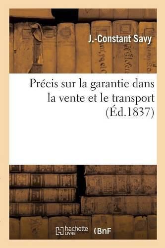 Precis Sur La Garantie Dans La Vente Et Le Transport