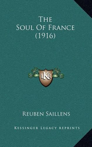 Cover image for The Soul of France (1916)