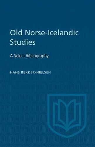 Cover image for Old Norse-Icelandic Studies