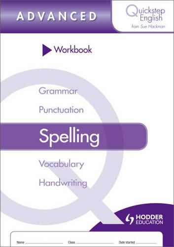 Cover image for Quickstep English Workbook Spelling Advanced Stage