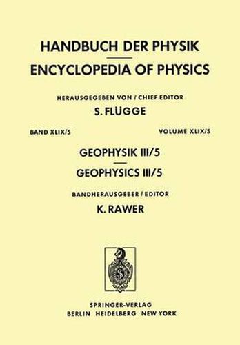 Geophysik III / Geophysics III