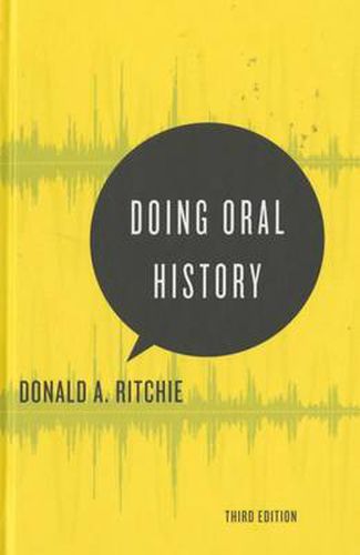 Cover image for Doing Oral History: A Practical Guide