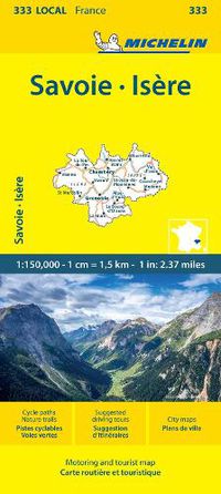 Cover image for Isere Savoie - Michelin Local Map 333