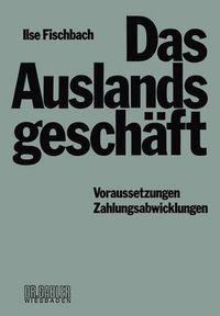 Cover image for Das Auslandsgeschaft