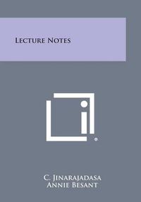 Cover image for Lecture Notes