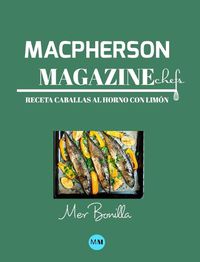 Cover image for Macpherson Magazine Chef's - Receta Caballas al horno con limon