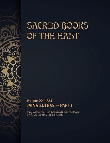 Cover image for Jaina Sutras: Volume 1 of 2