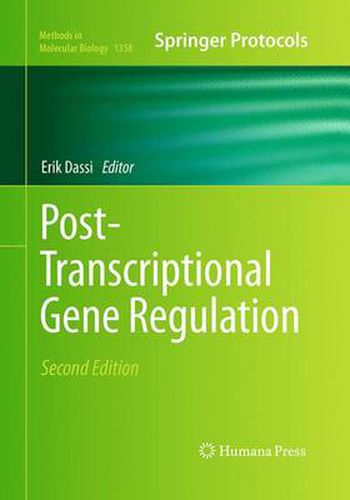 Post-Transcriptional Gene Regulation