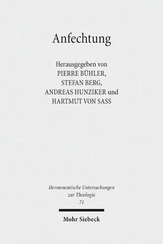 Cover image for Anfechtung: Versuch der Entmarginalisierung eines Klassikers