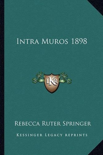 Cover image for Intra Muros 1898