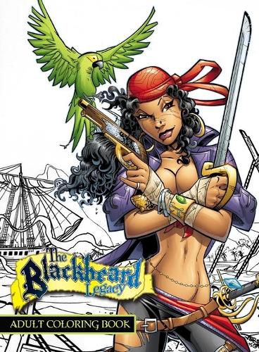 Cover image for Blackbeard Legacy: Adult Coloring Book