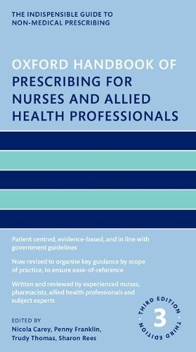 Cover image for Oxford Handbook of Prescribing for Nurses and Allied Health Professionals
