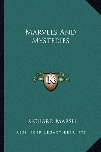 Cover image for Marvels and Mysteries Marvels and Mysteries