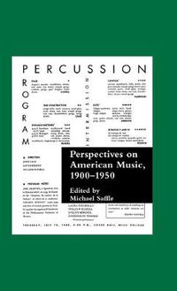 Cover image for Perspectives on American Music, 1900-1950