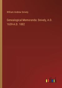 Cover image for Genealogical Memoranda