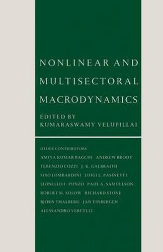 Cover image for Nonlinear and Multisectoral Macrodynamics: Essays in Honour of Richard Goodwin