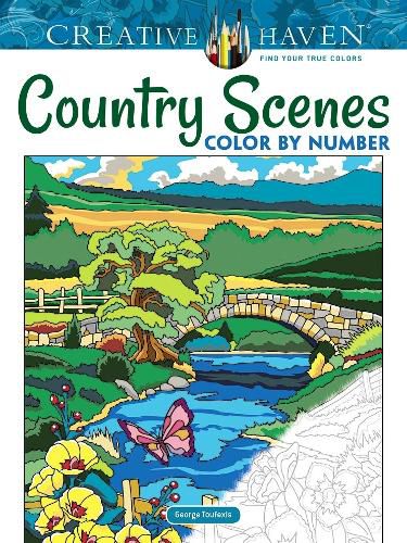 Creative Haven Country Scenes Color by Number