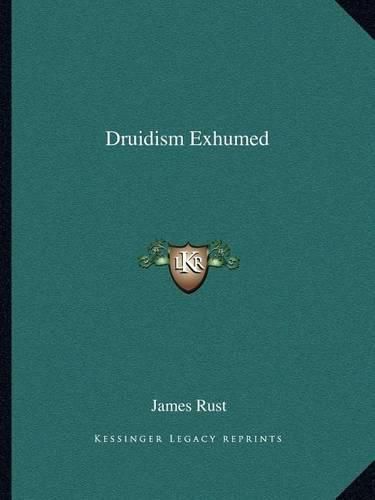 Cover image for Druidism Exhumed