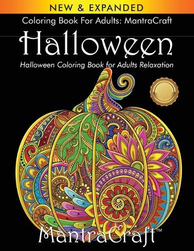 Cover image for Coloring Book for Adults: MantraCraft Halloween: Halloween Coloring Book for Adults Relaxation