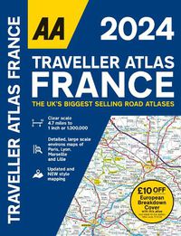 Cover image for Traveller Atlas France 2024 2024