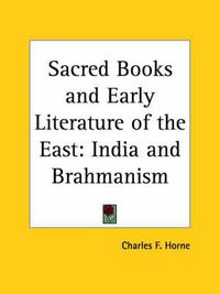 Cover image for Sacred Books and Early Literature of the East: India